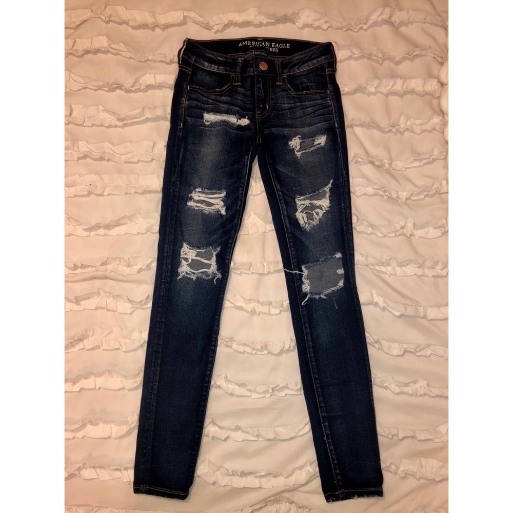 American Eagle Distressed Jeggings